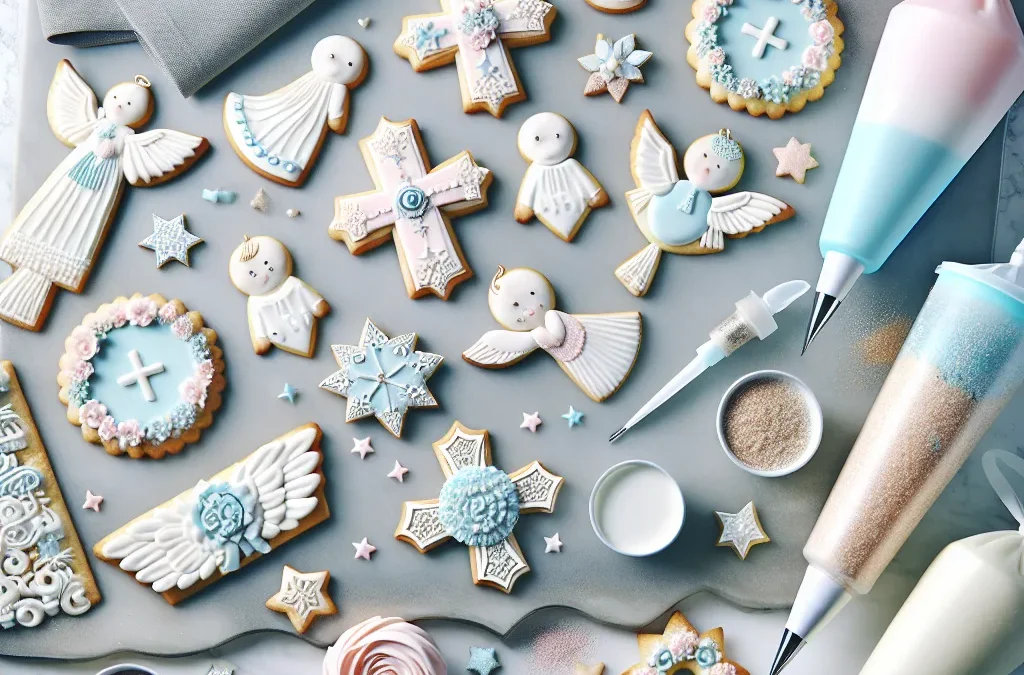 Opłatki i akcesoria – przepis na wyjątkowy tort na chrzest chłopca