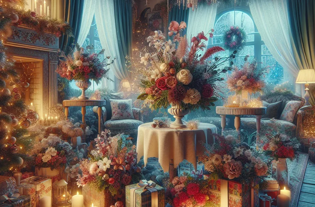 Świąteczne dekoracje: Odkryj magię kwiatowych akcentów w Twoim domu