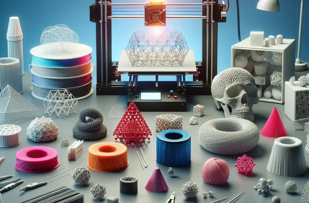 Drukowanie modeli 3D: filamenty, które otwierają nowe możliwości